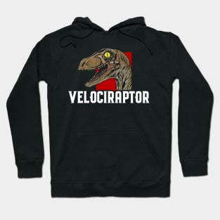 Awesome Velociraptor Dinosaur Ferocious Dino Hoodie